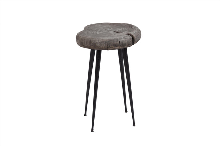 MOLALLA GRAY ACCENT END TBL BS image