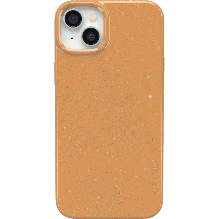 Morning Glow | Orange Pastel Shimmer Case iPhone Case get.casely Classic + MagSafe® iPhone 14 Plus