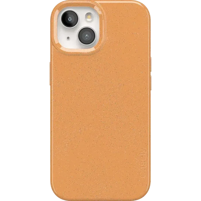 Morning Glow | Orange Pastel Shimmer Case iPhone Case get.casely Classic + MagSafe® iPhone 15
