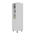 Mueble Auxiliar de Aseo Vidalia, Blanco, Con puerta abatible ZF