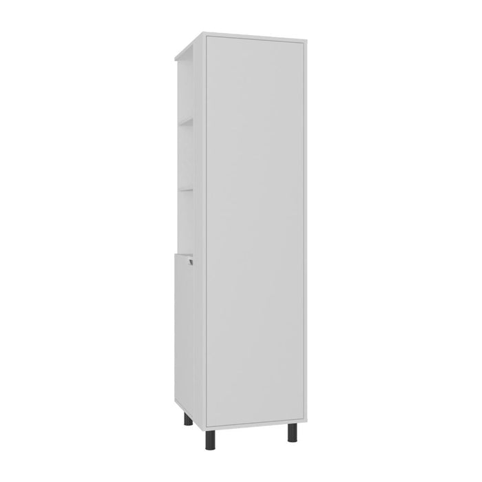Mueble Auxiliar de Aseo Vidalia, Blanco, Con puerta abatible ZF