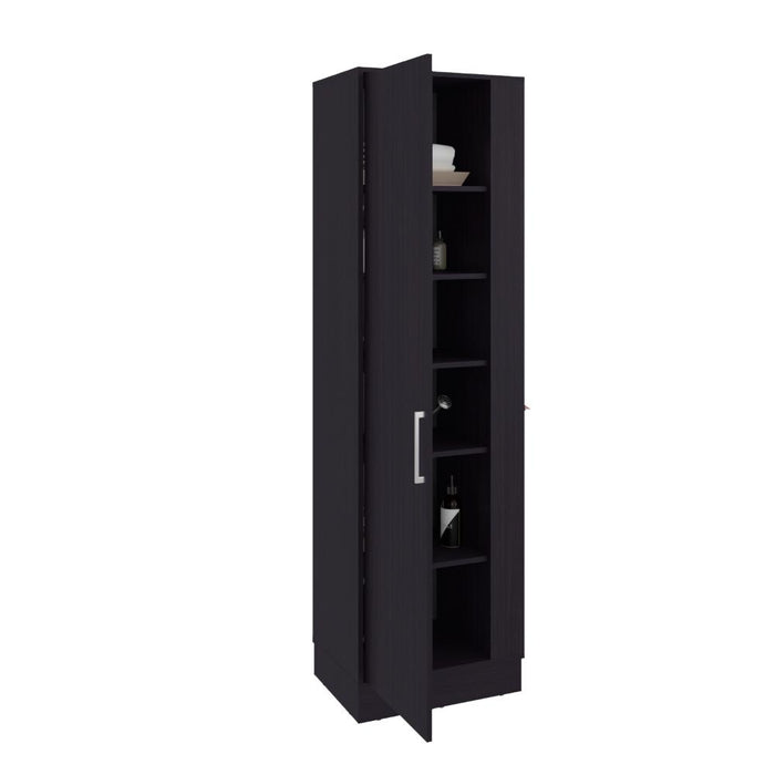 Mueble de Aseo Lirio, Wengue, Con variedad de entrepaños ZF