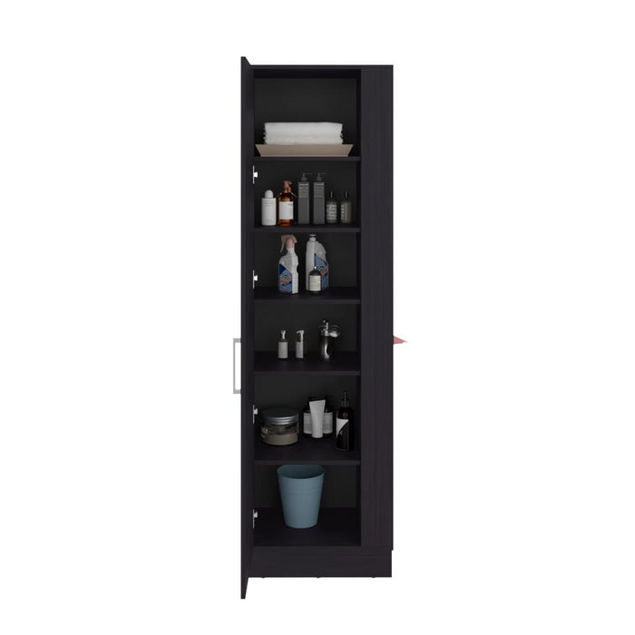 Mueble de Aseo Lirio, Wengue, Con variedad de entrepaños ZF