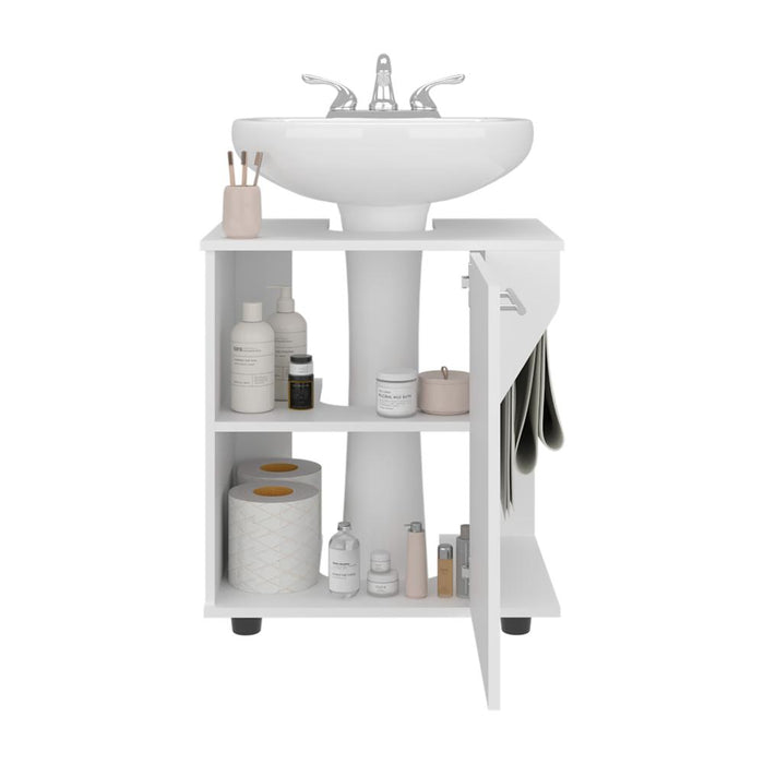 MUEBLE PARA LAVAMANOS PILI, BLANCO DUQUEZA, NO INCLUYE LAVAMANOS