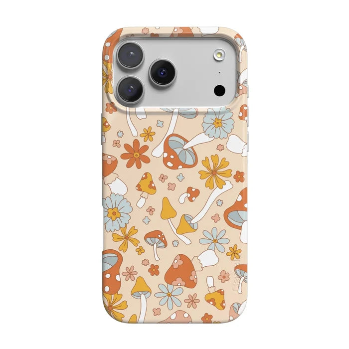 Mushroom Magic | Retro Floral Case iPhone Case get.casely Classic + MagSafe® iPhone 18 Pro
