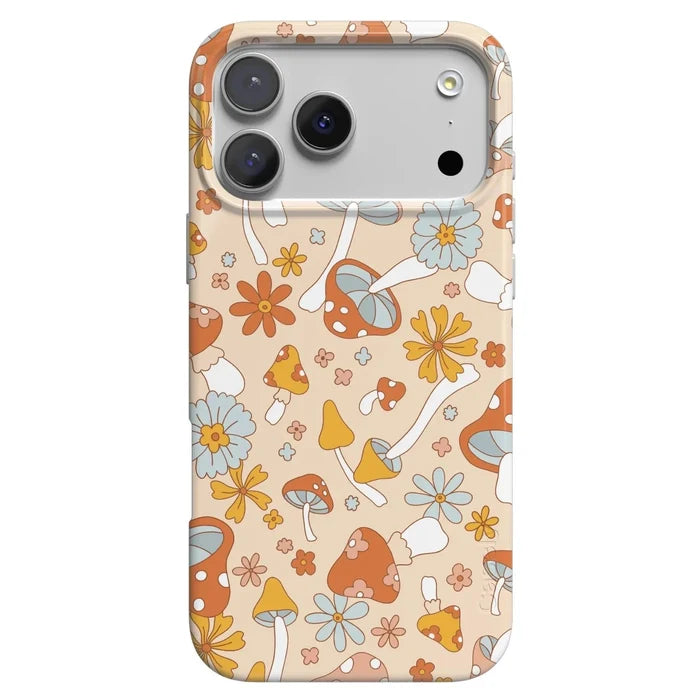 Mushroom Magic | Retro Floral Case iPhone Case get.casely Classic + MagSafe® iPhone 18 Pro Max