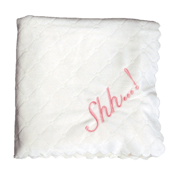 Nanas Quilted Plush Baby Blanket With Faux Sherpa - Baby Gifts - The Well Appointed House
