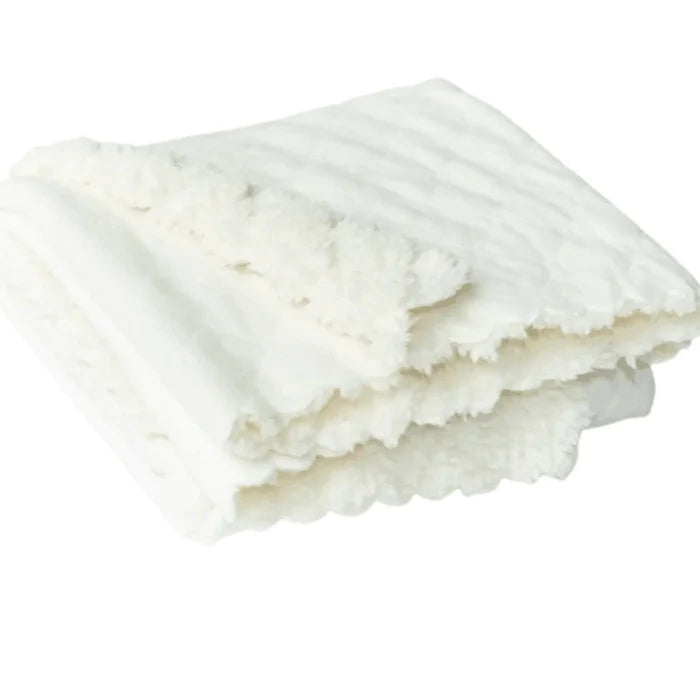 Nanas Quilted Plush Baby Blanket With Faux Sherpa - Baby Gifts - The Well Appointed House