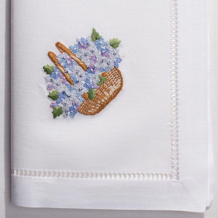 Set of 4 Nantucket Basket Dinner Napkin - Dinner Napkins - The Well Appointed House