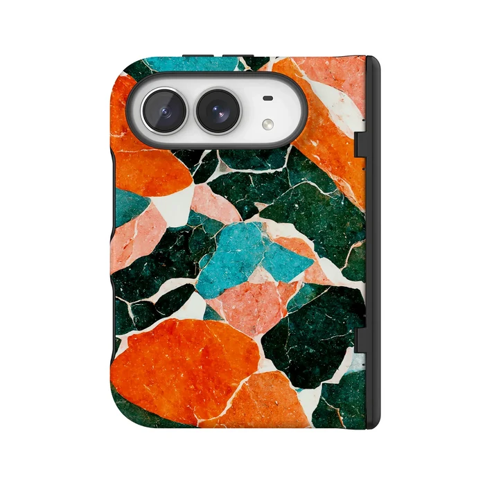 Of Quartz! | Sculpted Marble Case iPhone Case get.casely Bold Flex + MagSafe® iPhone Duo