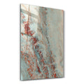 Oxidized Aqua | Glass Wall Art