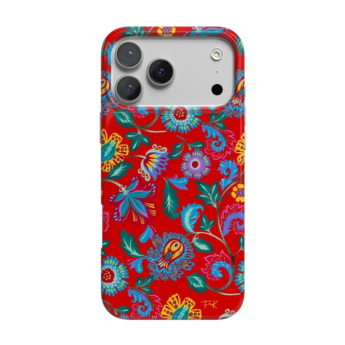 Painted Flowers | Frida Kahlo Floral Case iPhone Case get.casely Classic + MagSafe® iPhone 18 Pro