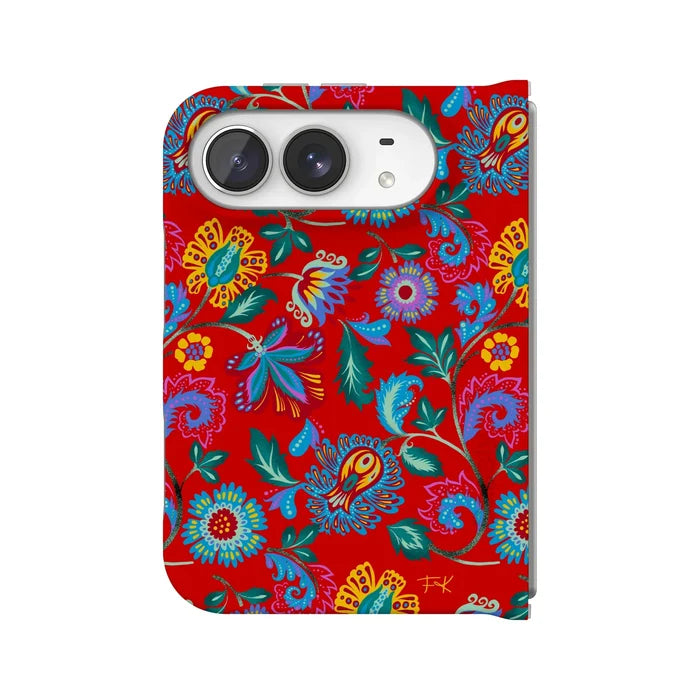 Painted Flowers | Frida Kahlo Floral Case iPhone Case get.casely Classic + MagSafe® iPhone Duo