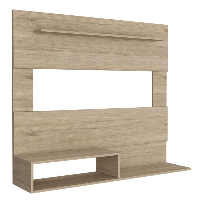PANEL DE TV ASCHER, BEIGE, CON ESPACIO PARA TELEVISOR DE HASTA 55 PULGADAS  ZF