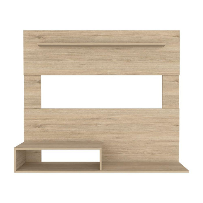 PANEL DE TV ASCHER, BEIGE, CON ESPACIO PARA TELEVISOR DE HASTA 55 PULGADAS  ZF