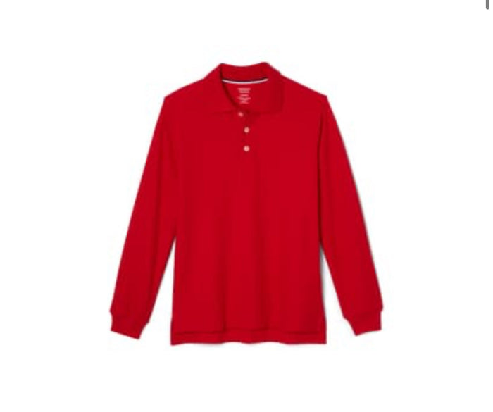 PCA Unisex Long Sleeve Pique Cotton Polo