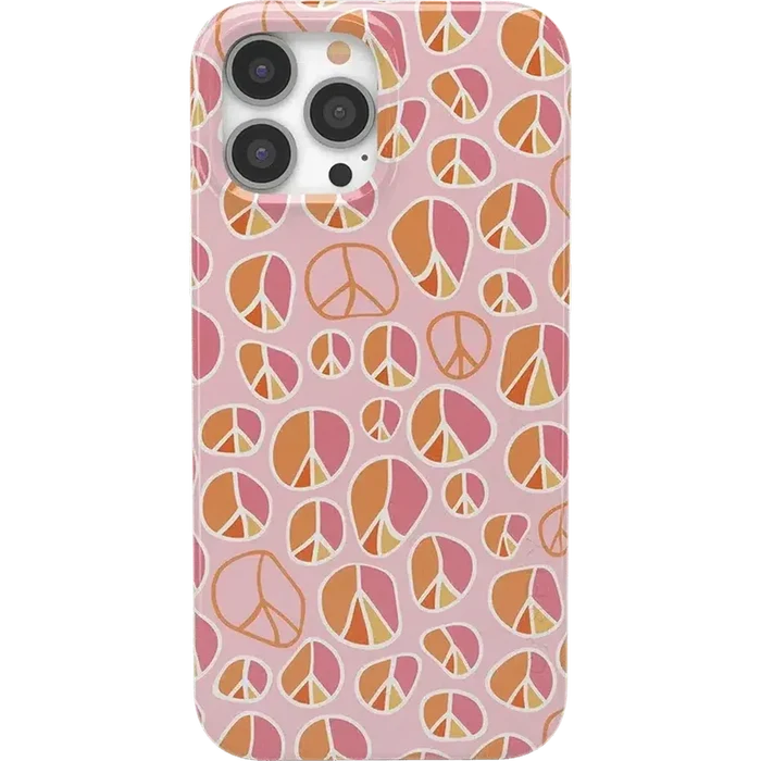 Peace Out | Groovy Peace Sign Case iPhone Case get.casely Classic + MagSafe® iPhone 13 Pro Max