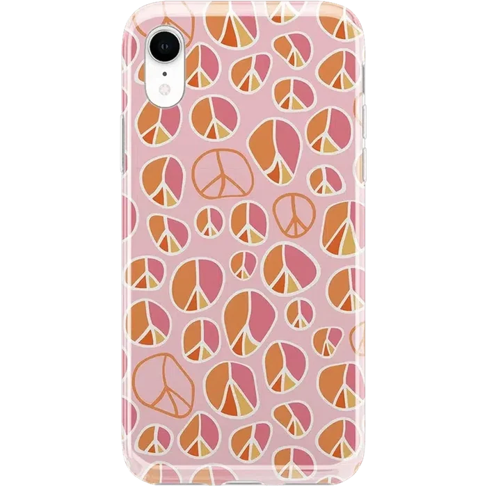 Peace Out | Groovy Peace Sign Case iPhone Case get.casely Classic iPhone XR