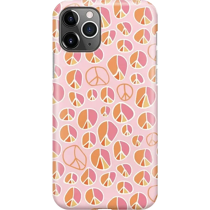 Peace Out | Groovy Peace Sign Case iPhone Case get.casely Classic iPhone 11 Pro Max