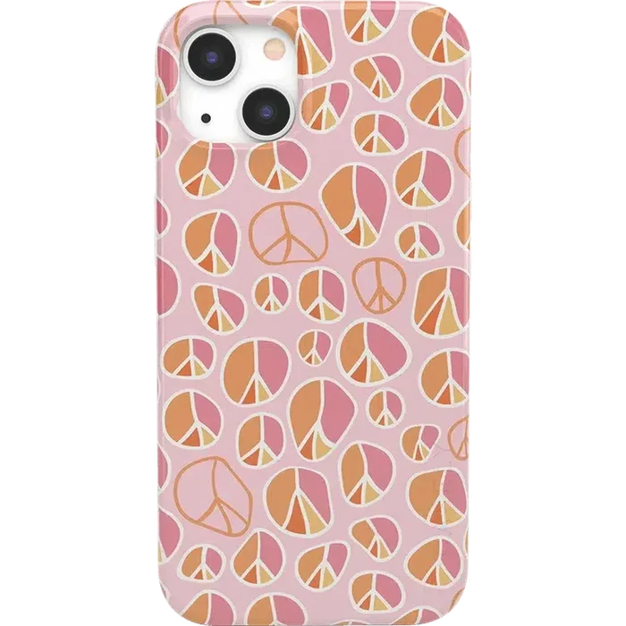 Peace Out | Groovy Peace Sign Case iPhone Case get.casely Classic iPhone 13 Mini