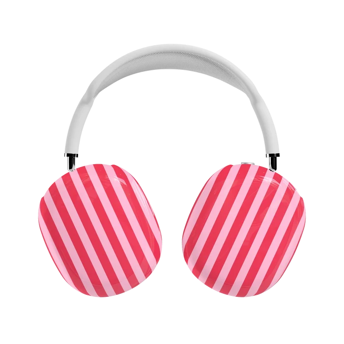 Perfect Stripes | Pink Stripes AirPods Max Case - AirPods Max