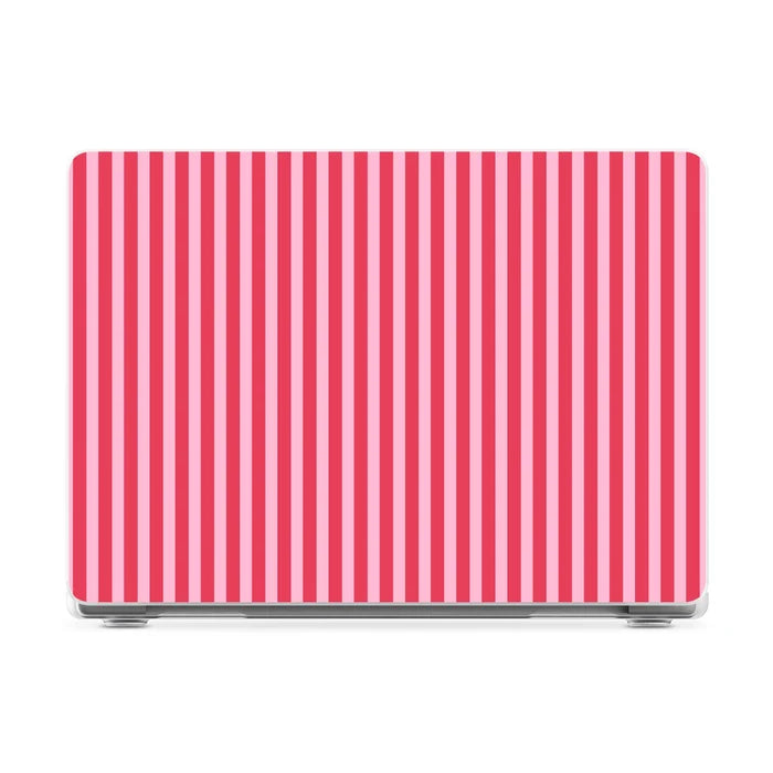 Perfect Stripes | Pink Stripes Laptop Shell - 13.6" MacBook Air