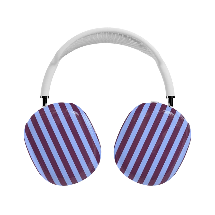 Perfect Stripes | Purple & Blue Stripes AirPods Max Case - AirPods Max