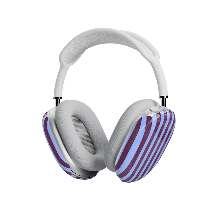 Perfect Stripes | Purple & Blue Stripes AirPods Max Case