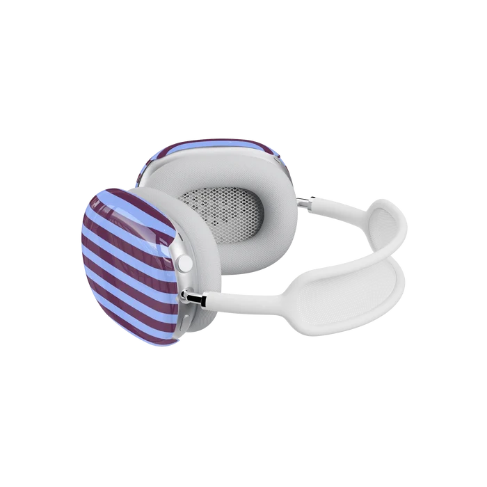 Perfect Stripes | Purple & Blue Stripes AirPods Max Case