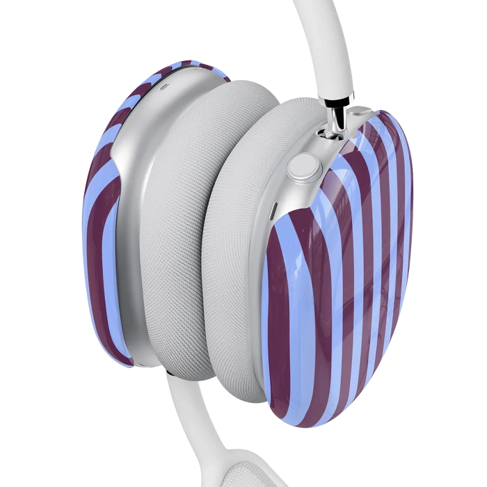 Perfect Stripes | Purple & Blue Stripes AirPods Max Case