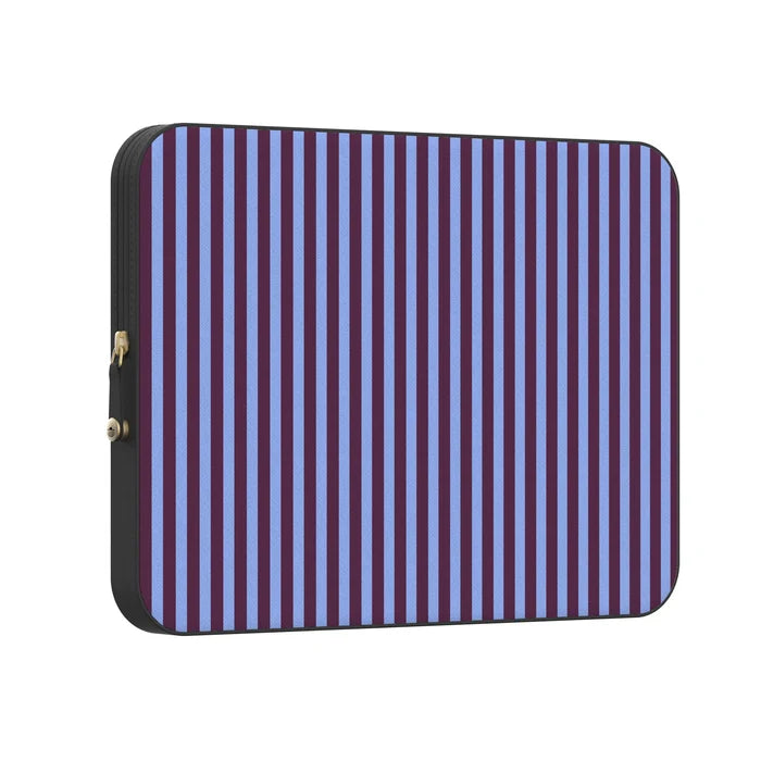 Perfect Stripes | Purple & Blue Stripes Laptop Case