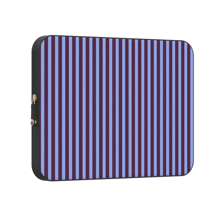 Perfect Stripes | Purple & Blue Stripes Laptop Case