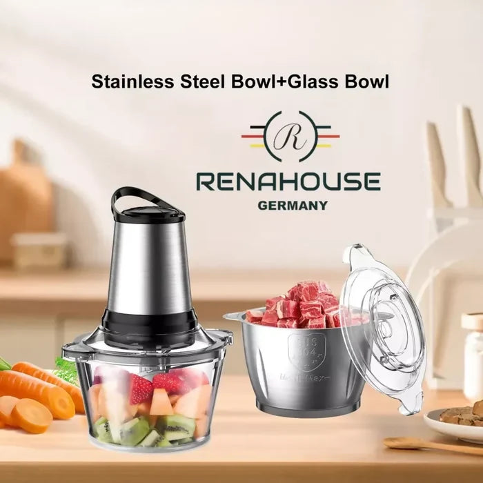 PICATODO ELÉCTRICO DOBLE BOWL CUCHILLAS 400W ORIGINAL 3LT