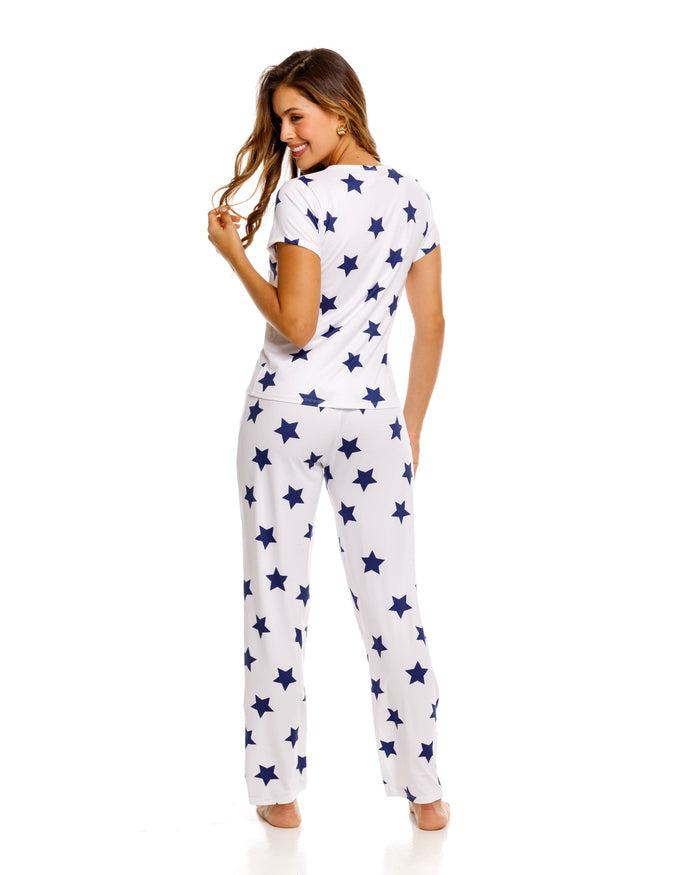 Pijama Pantalón Largo Para Mujer 9201