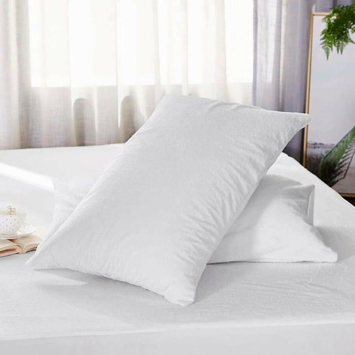 Protector almohada 100% impermeable antifluido terry 50x70cm Set x2