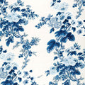 Schumacher Pyne Hollyhock Fabric in Inidgo - Fabric - The Well Appointed House