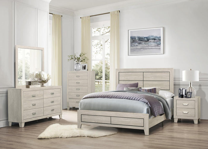 Quinby Full Panel Bed in Light Brown 1525F-1 - Furniture World SW (WA)