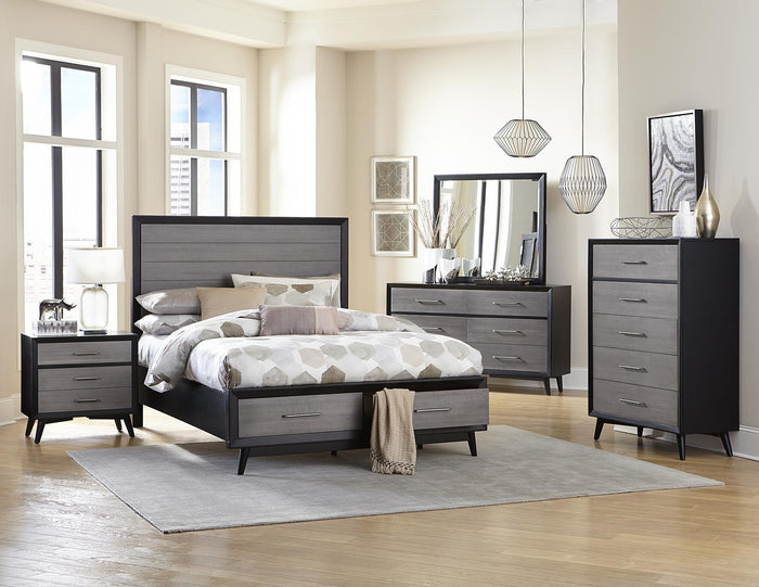 Raku Mirror in Gray 1711-6 - Furniture World SW (WA)