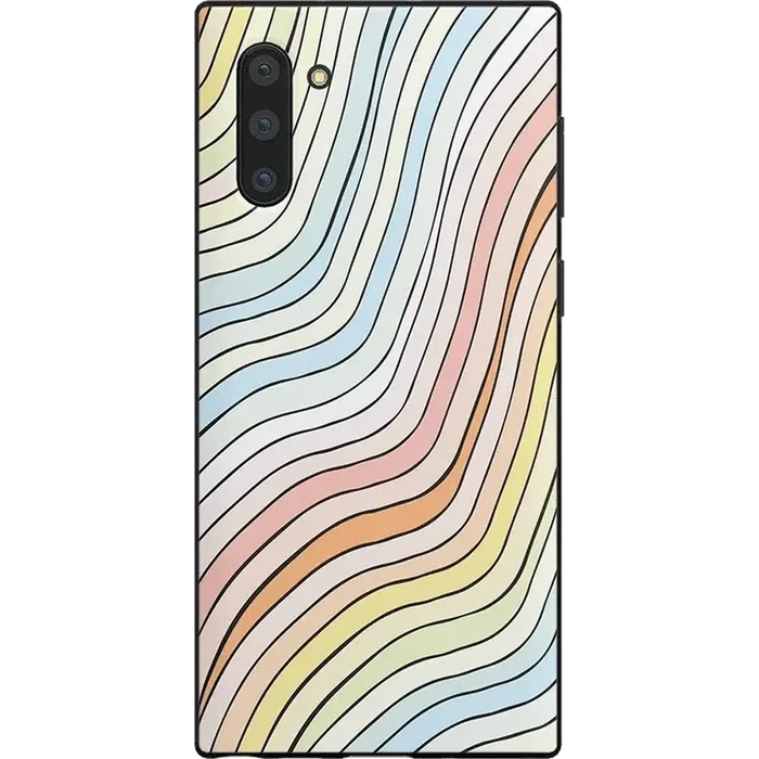 Ride The Wave | Pastel Rainbow Lined Samsung Case Samsung Case get.casely Classic Galaxy Note 10