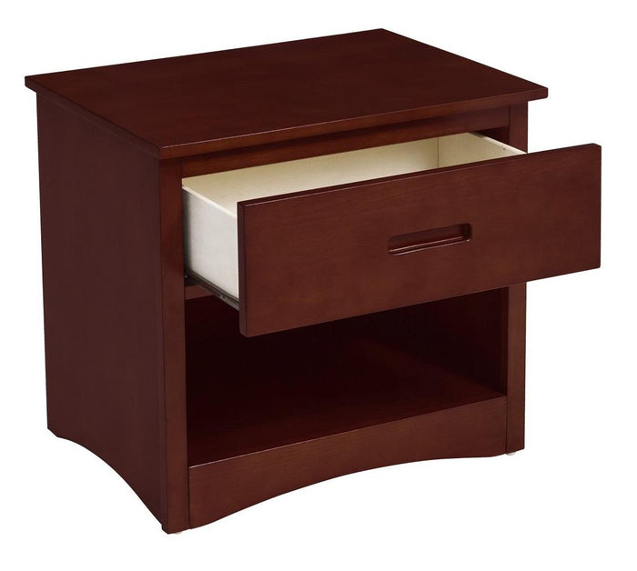 Rowe 1 Drawer Night Stand in Dark Cherry B2013DC-4 - Furniture World SW (WA)