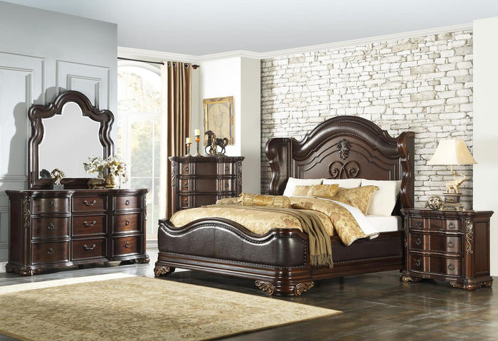 Royal Highlands Mirror in Rich Cherry 1603-6 - Furniture World SW (WA)