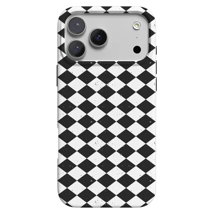 Salem's Hex | Black & White Checkered Case Phone Case get.casely Classic + MagSafe® iPhone 17 Pro Max