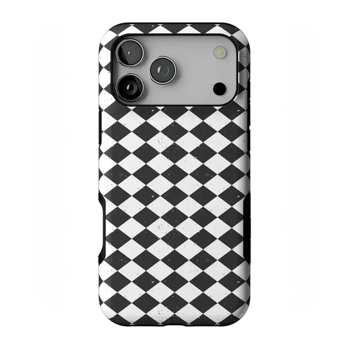 Salem's Hex | Black & White Checkered Case Phone Case get.casely Bold Flex + MagSafe® iPhone 17 Pro Max