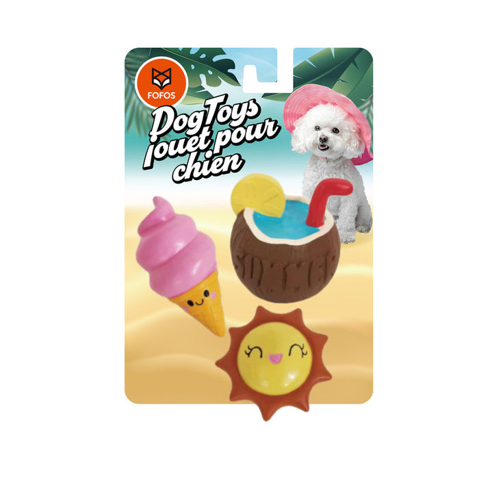 SETX3 DE LATEX PARA PERROS: VERANO PLAYERO