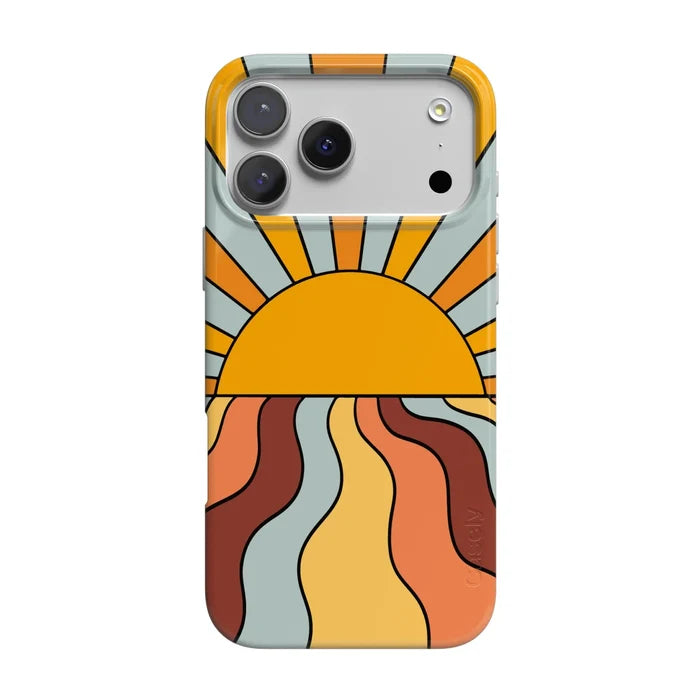 Shine On | Retro Sunset Case iPhone Case get.casely Classic + MagSafe® iPhone 18 Pro