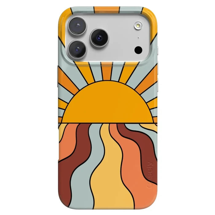 Shine On | Retro Sunset Case iPhone Case get.casely Classic + MagSafe® iPhone 18 Pro Max