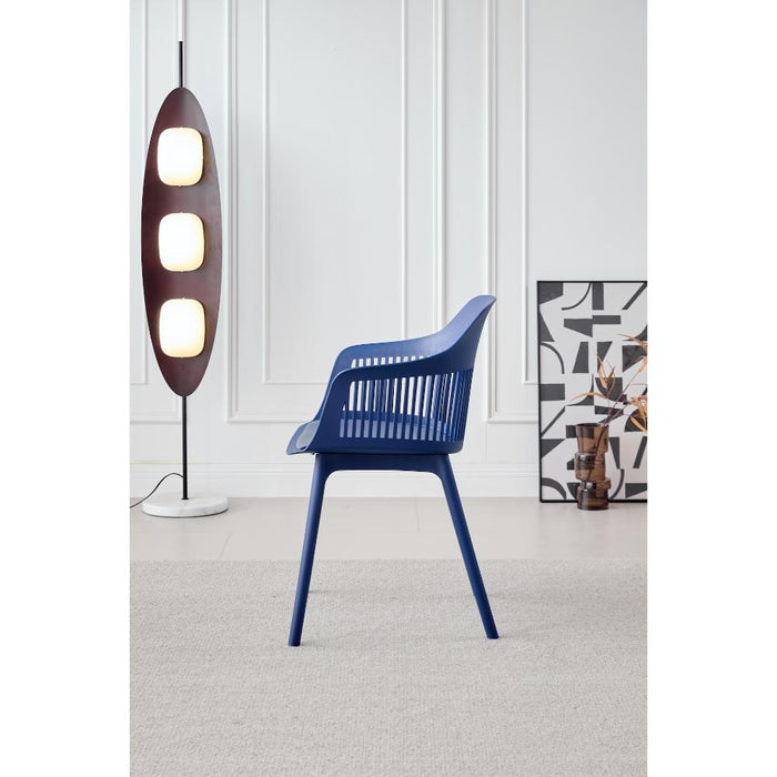 SILLA CON COJIN MAX, COLOR AZUL, CON ESPALDAR Y COJÍN X2