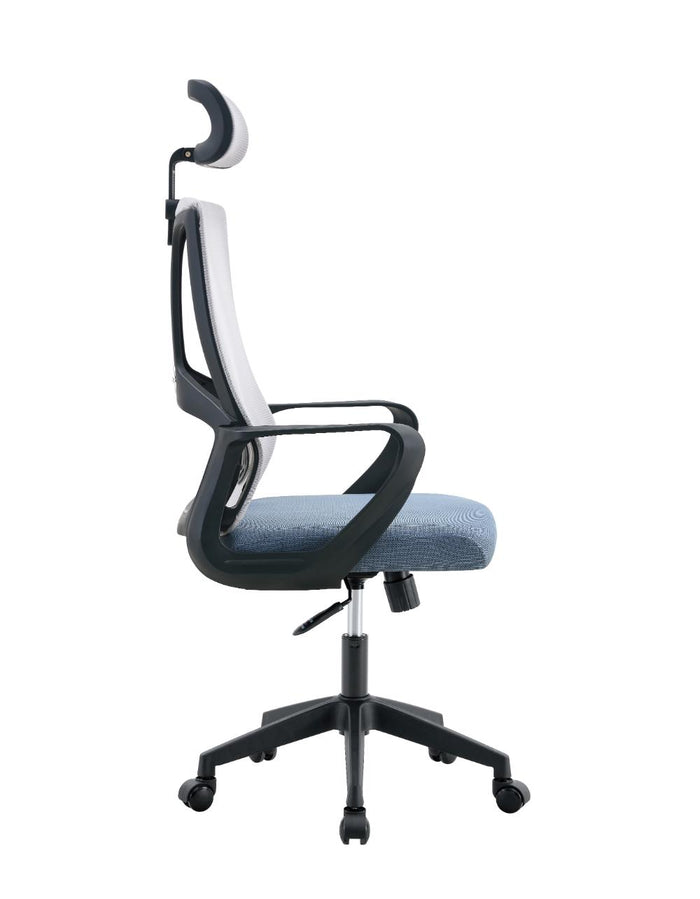 Silla de Escritorio Summit, Gris, ergonómica con altura ajustable