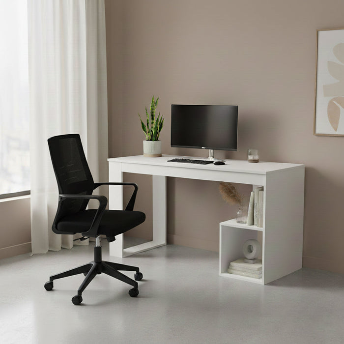 Silla de Escritorio Vertex, Negro, ergonómica con reposabrazos