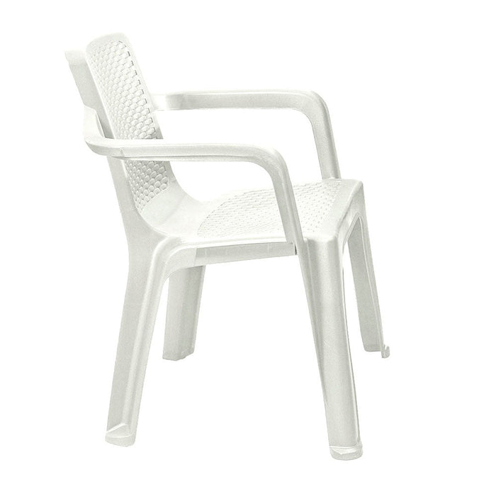 Silla Eterna Con Brazos Blanco Arena